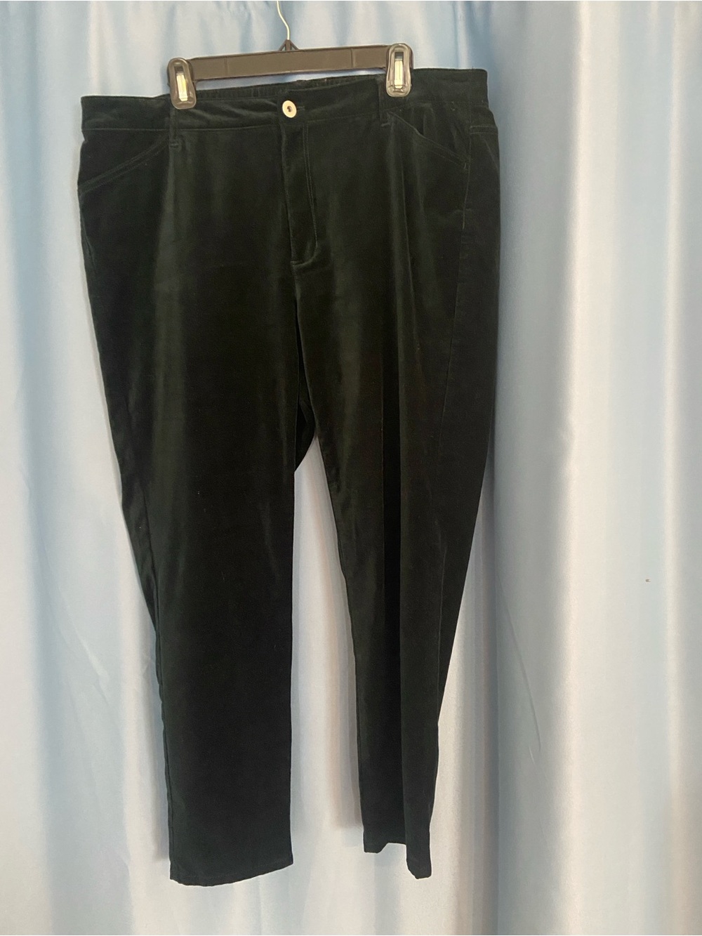 J. Jill women’s black velvet pants, sz 18